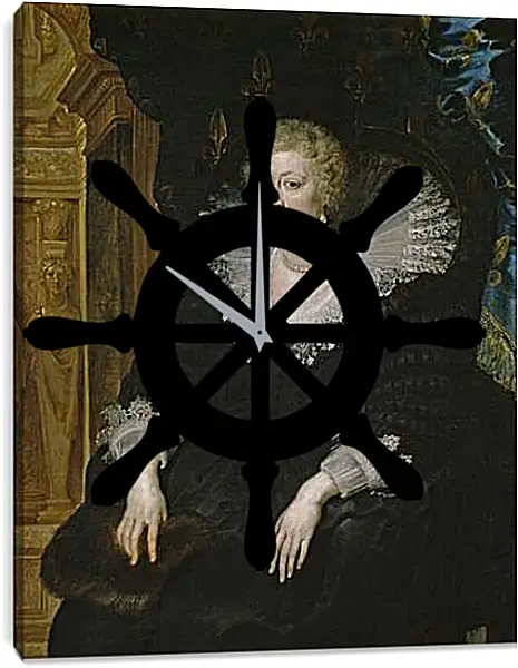 Часы картина - Ana de Austria, reina de Francia. Питер Пауль Рубенс Часы картина - Ana de Austria, reina de Francia. Питер Пауль Рубенс
