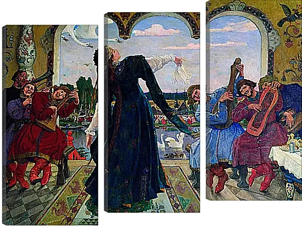 Модульная картина - Царевна-лягушка. Виктор Васнецов Модульная картина - Царевна-лягушка. Виктор Васнецов