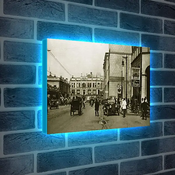 Лайтбокс световая панель - Москва 20х годов Лайтбокс световая панель - Москва 20х годов
