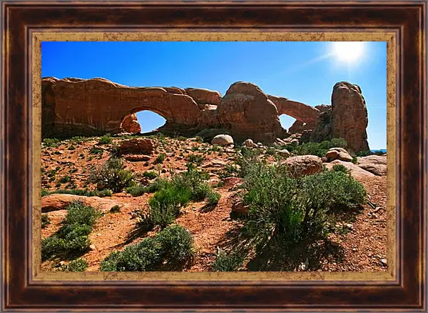 Картина в раме - Скалы Картина в раме - Скалы