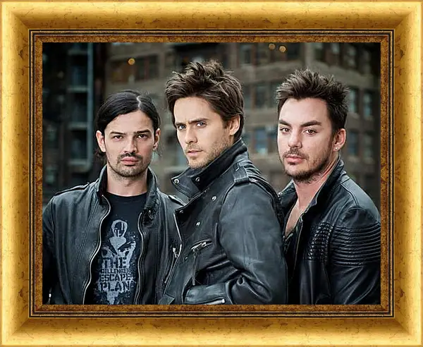 Картина в раме - Джаред Лето. 30 seconds to mars Картина в раме - Джаред Лето. 30 seconds to mars