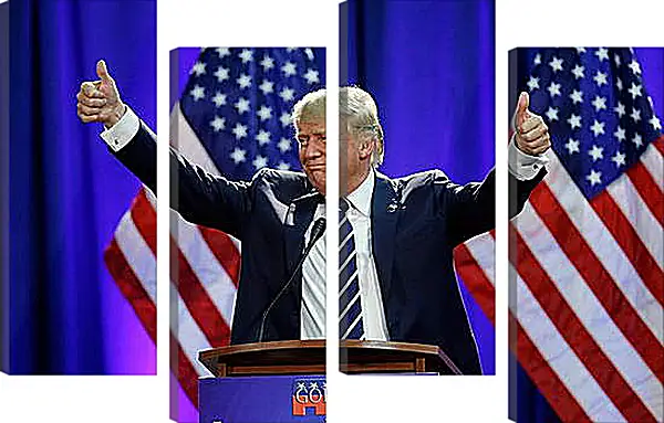 Модульная картина - Дональд Трамп Модульная картина - Дональд Трамп