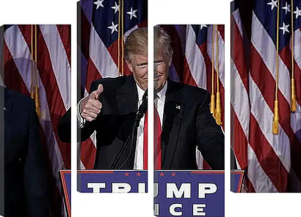 Модульная картина - Дональд Трамп Модульная картина - Дональд Трамп