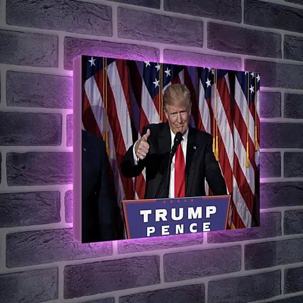 Лайтбокс световая панель - Дональд Трамп Лайтбокс световая панель - Дональд Трамп