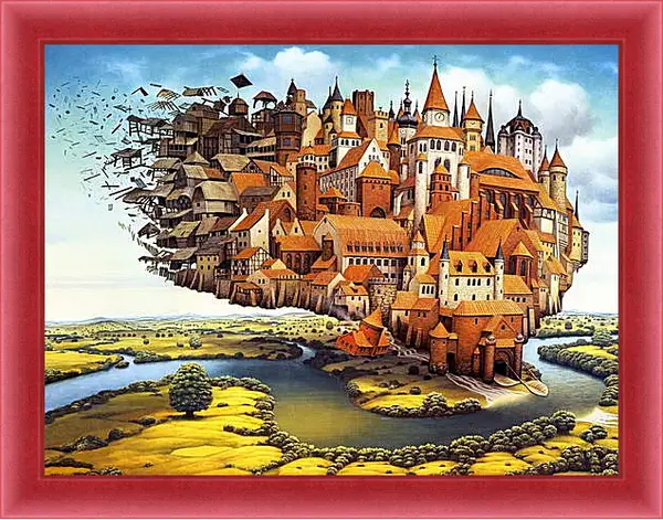 Картина в раме - Мир Яцека Йерки (Jacek Yerka) Картина в раме - Мир Яцека Йерки (Jacek Yerka)
