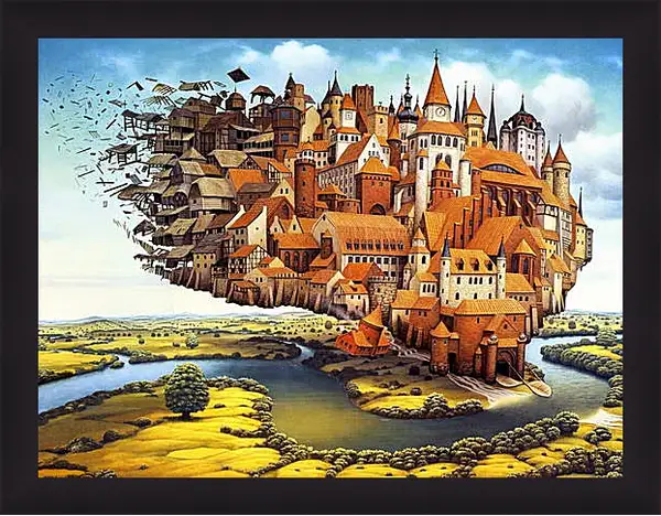 Картина в раме - Мир Яцека Йерки (Jacek Yerka) Картина в раме - Мир Яцека Йерки (Jacek Yerka)