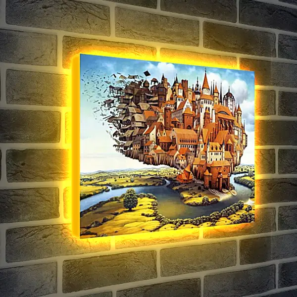 Лайтбокс световая панель - Мир Яцека Йерки (Jacek Yerka) Лайтбокс световая панель - Мир Яцека Йерки (Jacek Yerka)