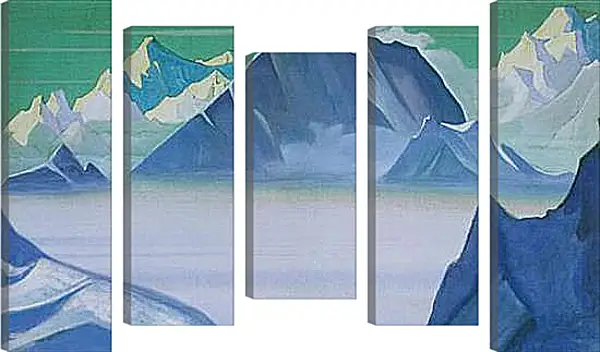 Модульная картина - Земля снежных людей. Рерих Николай Модульная картина - Земля снежных людей. Рерих Николай