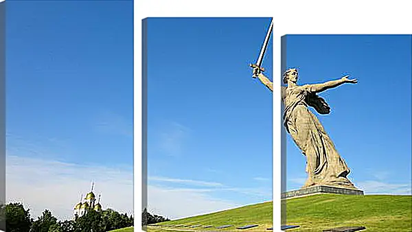Модульная картина - Родина-мать Модульная картина - Родина-мать