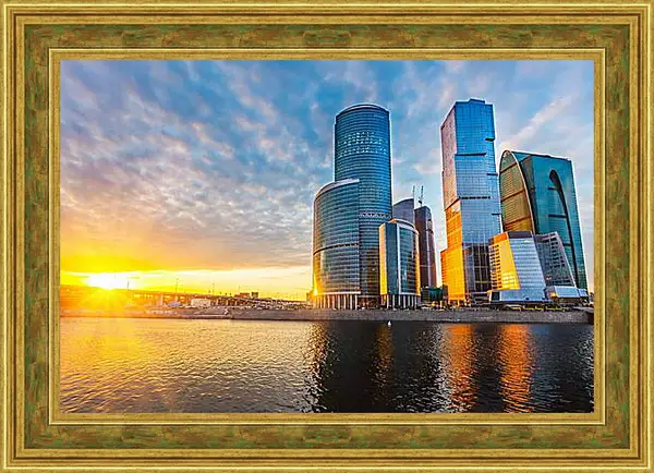 Картина в раме - Москва-сити Картина в раме - Москва-сити