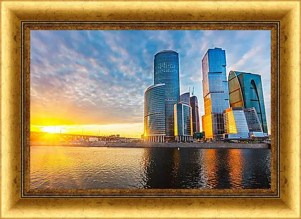 Картина в раме - Москва-сити Картина в раме - Москва-сити