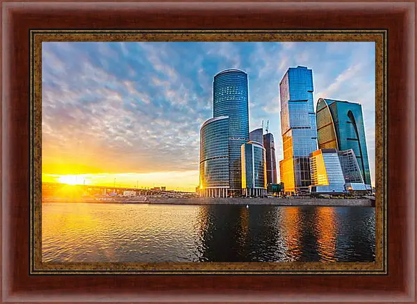 Картина в раме - Москва-сити Картина в раме - Москва-сити