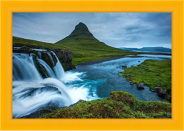 Картина в раме - Природа Исландии Картина в раме - Природа Исландии