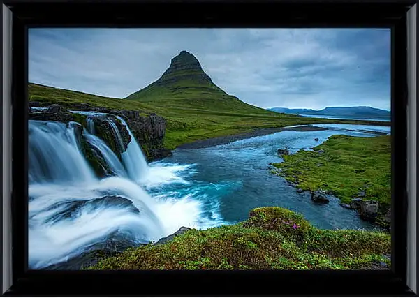 Картина в раме - Природа Исландии Картина в раме - Природа Исландии