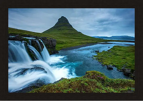 Картина в раме - Природа Исландии Картина в раме - Природа Исландии