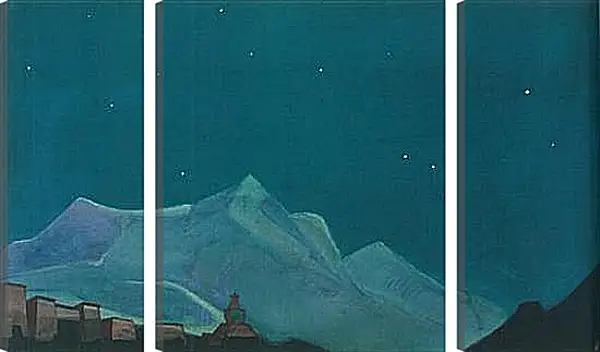 Модульная картина - Королевский монастырь. Рерих Николай Модульная картина - Королевский монастырь. Рерих Николай