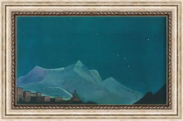 Картина в раме - Королевский монастырь. Рерих Николай Картина в раме - Королевский монастырь. Рерих Николай