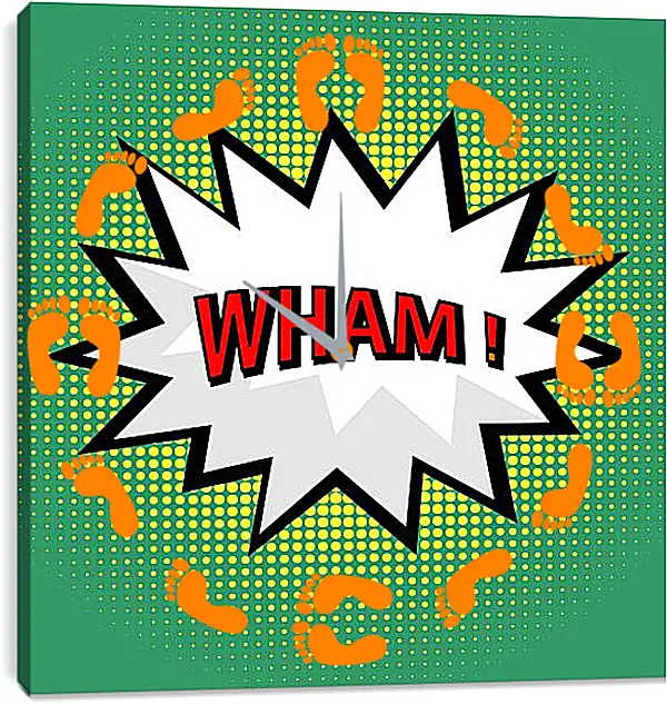 Часы картина - Wham Часы картина - Wham