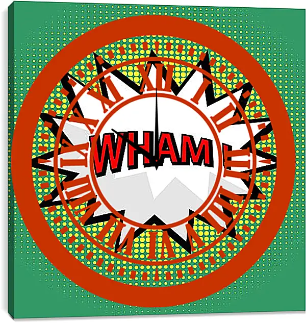 Часы картина - Wham Часы картина - Wham