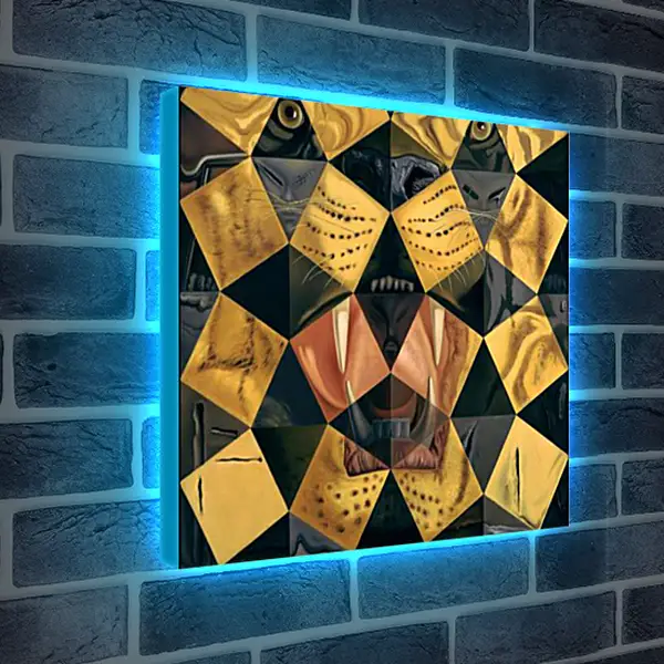 Лайтбокс световая панель - Fifty Abstract Paintings, from Two Yards Change into Three Lenins Masquerading as Chinese, from Six Yards Appear as the Head of Royal Bengal Tiger. Сальвадор Дали Лайтбокс световая панель - Fifty Abstract Paintings, from Two Yards Change into Three Lenins Masquerading as Chinese, from Six Yards Appear as the Head of Royal Bengal Tiger. Сальвадор Дали