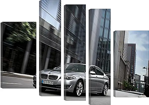 Модульная картина - BMW на дороге Модульная картина - BMW на дороге
