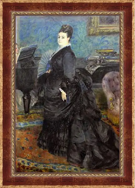Картина в раме - Portrait of Mme Georges Hartmann. Пьер Огюст Ренуар Картина в раме - Portrait of Mme Georges Hartmann. Пьер Огюст Ренуар