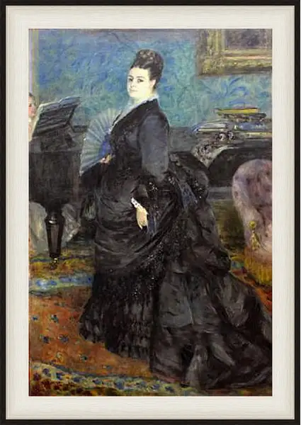Картина в раме - Portrait of Mme Georges Hartmann. Пьер Огюст Ренуар Картина в раме - Portrait of Mme Georges Hartmann. Пьер Огюст Ренуар