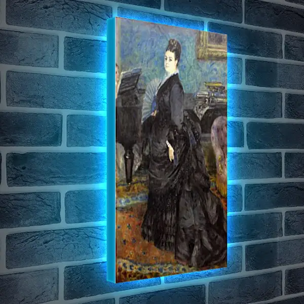 Лайтбокс световая панель - Portrait of Mme Georges Hartmann. Пьер Огюст Ренуар Лайтбокс световая панель - Portrait of Mme Georges Hartmann. Пьер Огюст Ренуар