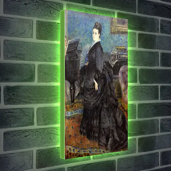Лайтбокс световая панель - Portrait of Mme Georges Hartmann. Пьер Огюст Ренуар Лайтбокс световая панель - Portrait of Mme Georges Hartmann. Пьер Огюст Ренуар