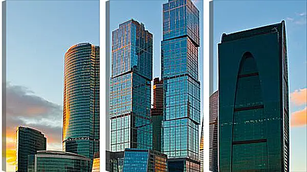 Модульная картина - Москав Сити Модульная картина - Москав Сити