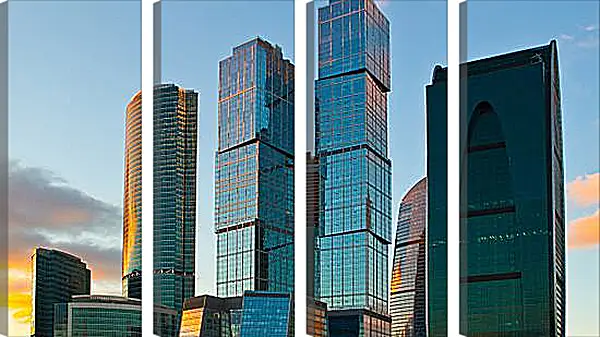 Модульная картина - Москав Сити Модульная картина - Москав Сити
