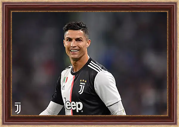 Картина в раме - Криштиану Роналду. Juventus. Картина в раме - Криштиану Роналду. Juventus.