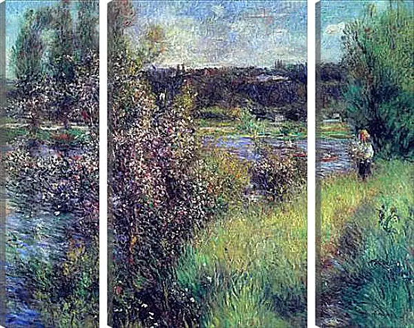 Модульная картина - The Seine at Chatou. Пьер Огюст Ренуар Модульная картина - The Seine at Chatou. Пьер Огюст Ренуар