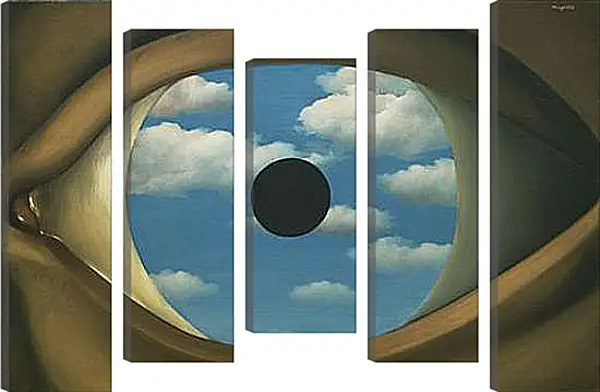 Модульная картина - The False Mirror. Рене Магритт Модульная картина - The False Mirror. Рене Магритт