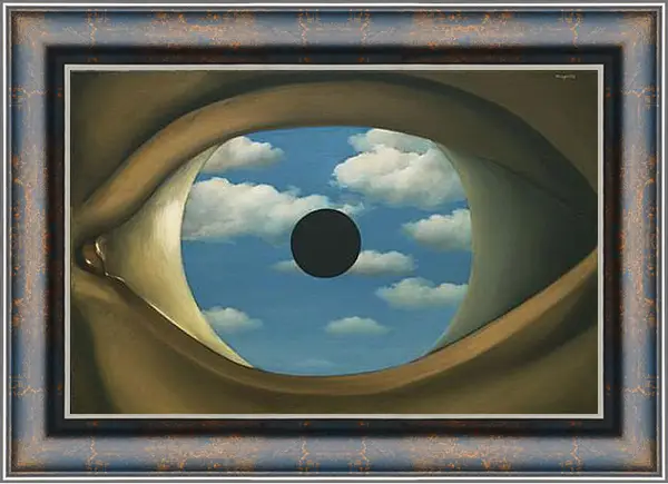 Картина в раме - The False Mirror. Рене Магритт Картина в раме - The False Mirror. Рене Магритт