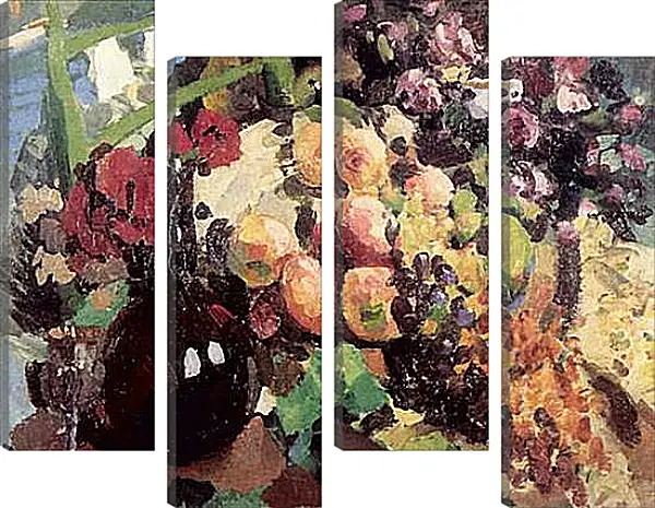 Модульная картина - Wine and fruit. Коровин Константин Модульная картина - Wine and fruit. Коровин Константин