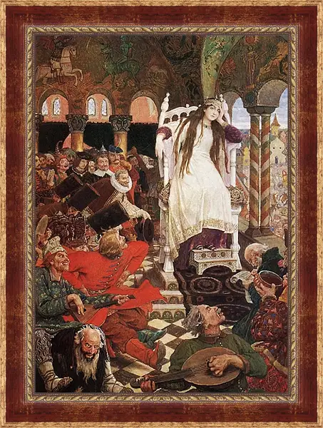 Картина в раме - Царевна-несмеяна. Виктор Васнецов Картина в раме - Царевна-несмеяна. Виктор Васнецов