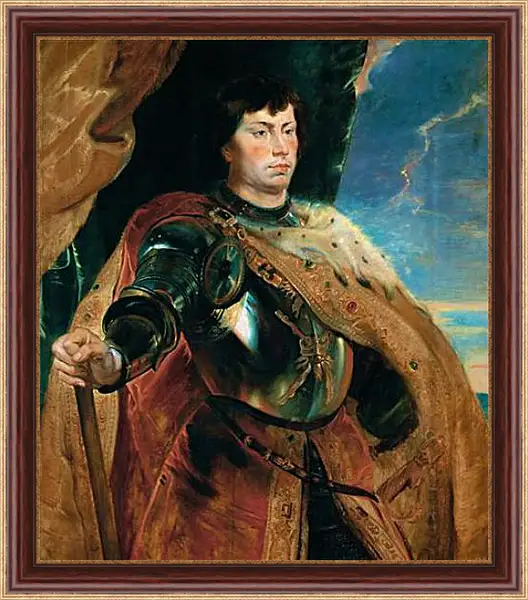 Картина в раме - Карл, герцог бургундский. Питер Пауль Рубенс Картина в раме - Карл, герцог бургундский. Питер Пауль Рубенс