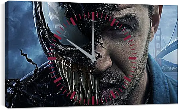 Часы картина - Веном. Venom Часы картина - Веном. Venom