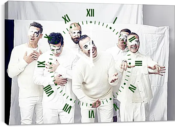 Часы картина - Группа Rammstein Часы картина - Группа Rammstein