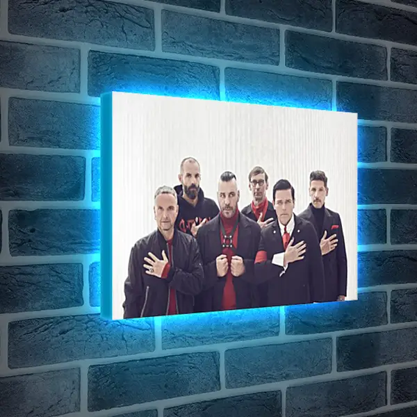 Лайтбокс световая панель - Rammstein Лайтбокс световая панель - Rammstein