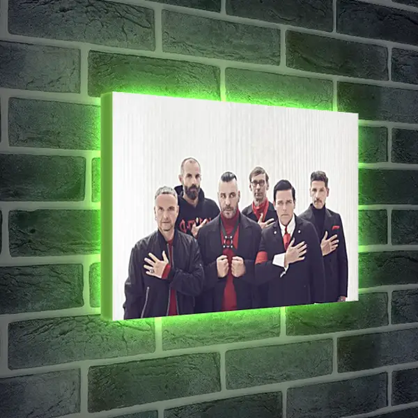 Лайтбокс световая панель - Rammstein Лайтбокс световая панель - Rammstein