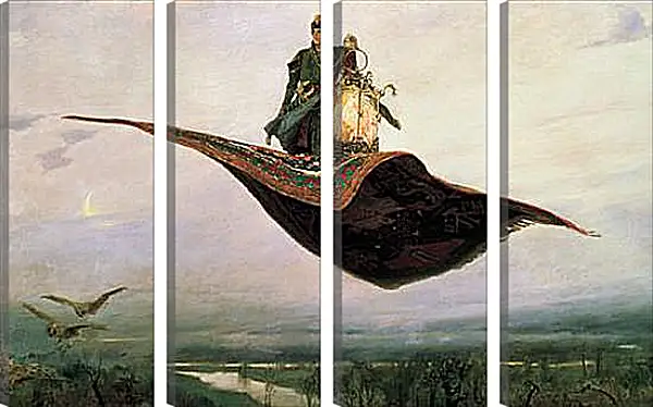 Модульная картина - Ковер-самолет. Виктор Васнецов Модульная картина - Ковер-самолет. Виктор Васнецов