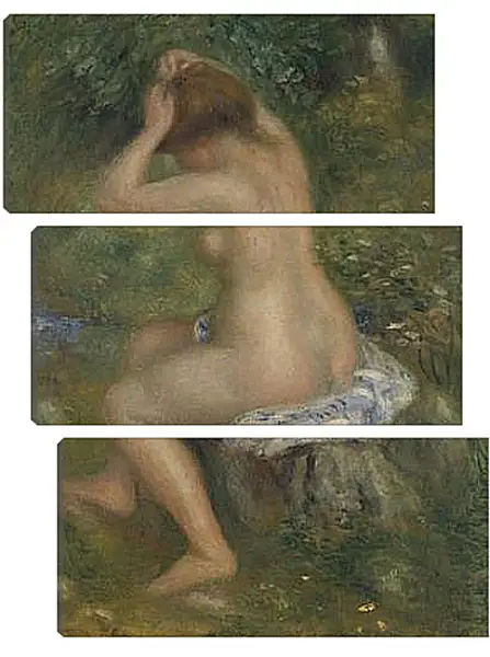 Модульная картина - A Bather. Пьер Огюст Ренуар Модульная картина - A Bather. Пьер Огюст Ренуар