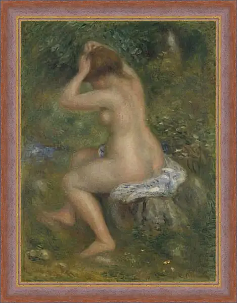 Картина в раме - A Bather. Пьер Огюст Ренуар Картина в раме - A Bather. Пьер Огюст Ренуар