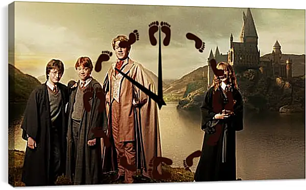 Часы картина - Harry Potter Часы картина - Harry Potter