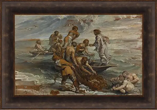 Картина в раме - The Miraculous Draught of Fishes. Питер Пауль Рубенс Картина в раме - The Miraculous Draught of Fishes. Питер Пауль Рубенс