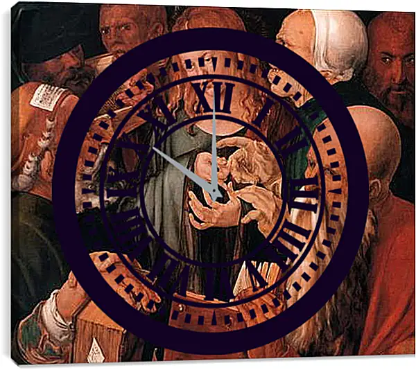 Часы картина - Christ among the Doctors. Альбрехт Дюрер
Часы картина - Christ among the Doctors. Альбрехт Дюрер