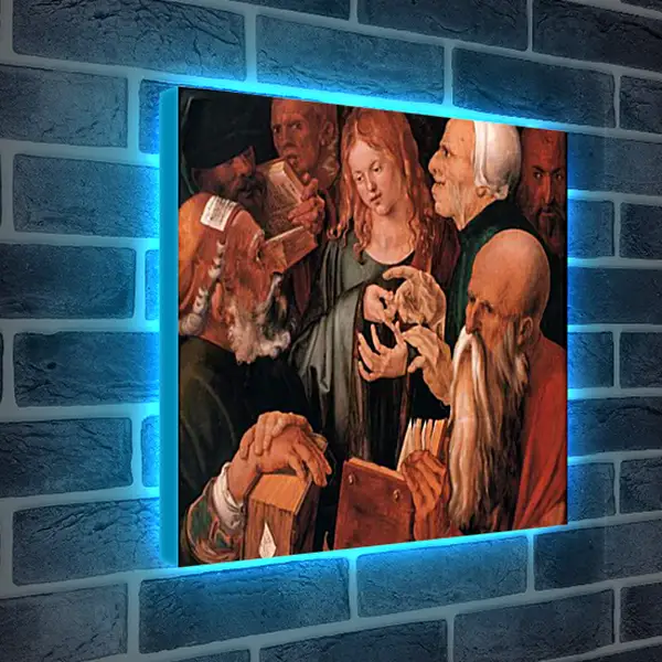Лайтбокс световая панель - Christ among the Doctors. Альбрехт Дюрер
Лайтбокс световая панель - Christ among the Doctors. Альбрехт Дюрер