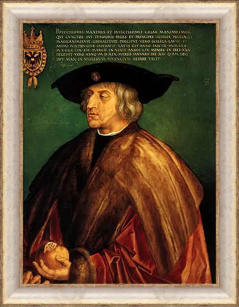 Картина в раме - Portrait of Emperor Maximillian I. Альбрехт Дюрер
Картина в раме - Portrait of Emperor Maximillian I. Альбрехт Дюрер